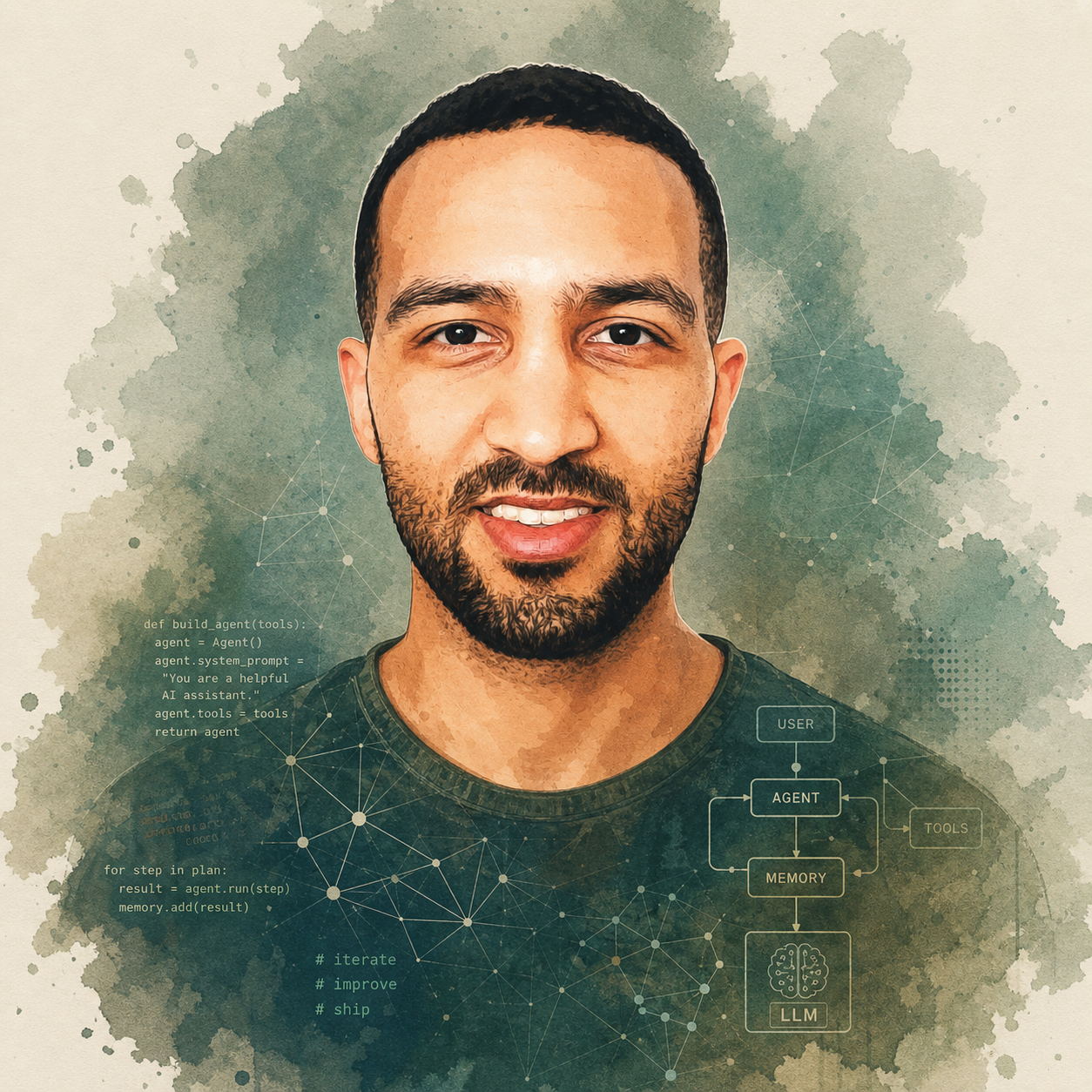 Portrait of Sami Sabir-Idrissi